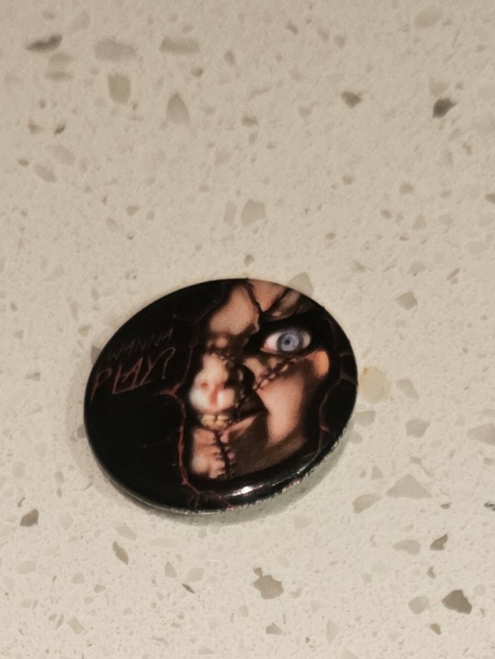 Chucky "Wanna Play?" Pin
